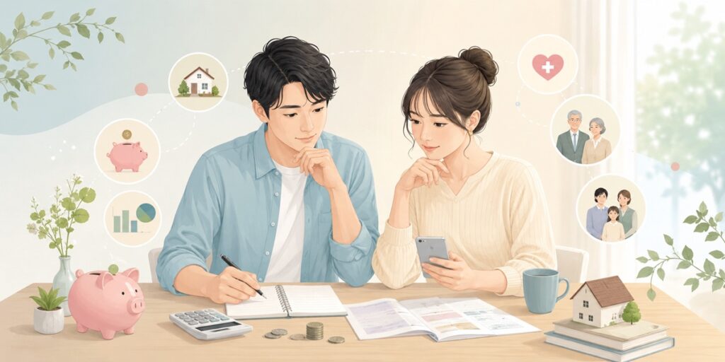 生活費や家計、借金、保険、年金などお金の不安を相談前に整理するコラムのイメージ